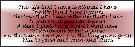  THIS POEM WAS THE WORK OF LEO MARKS - CODING SECTION - SOE 